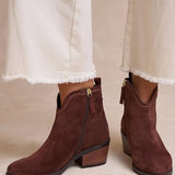 Céline™ | Eleganckie Zamszowe Botki