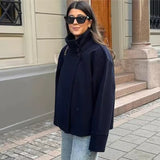 Elise - Krótki Luksusowy Płaszcz