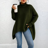 Brigit™ | Sweter z wysokim kołnierzem