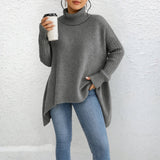 Brigit™ | Sweter z wysokim kołnierzem