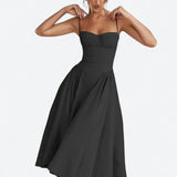 Sigrid | Sukienka bez rękawów, midi długość