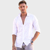Leonardo - Koszula lniana casual
