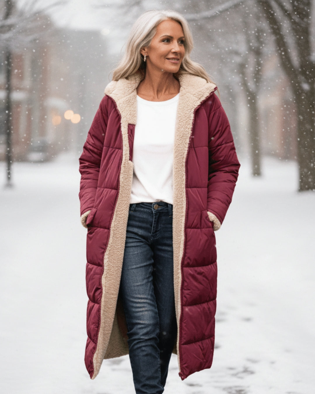 Sherpa™ - Stylowy i ciepły zimowy płaszcz