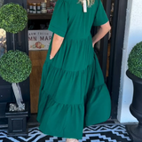 Carlota - Sukienka Maxi z Ruchem
