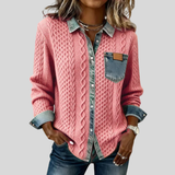 Simon™ | Koszula z Denimu w Stylu Patchwork
