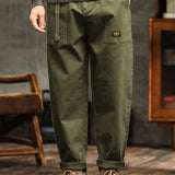 Męskie | Spodnie utility w stylu vintage
