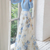 Sukienka Maxi Kwiatowa Pénélope | Wieczna Elegancja