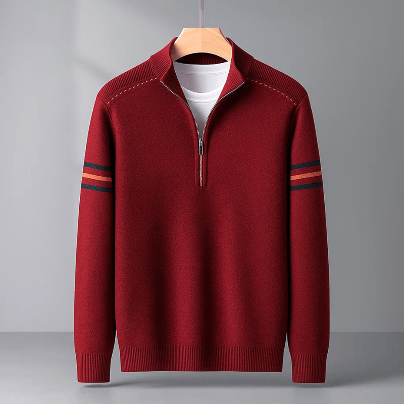 George™ - Nowoczesny sweter z pół-zipem