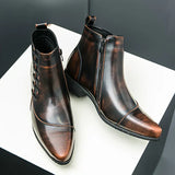 Lourenço - Eleganckie Skórzane Botki