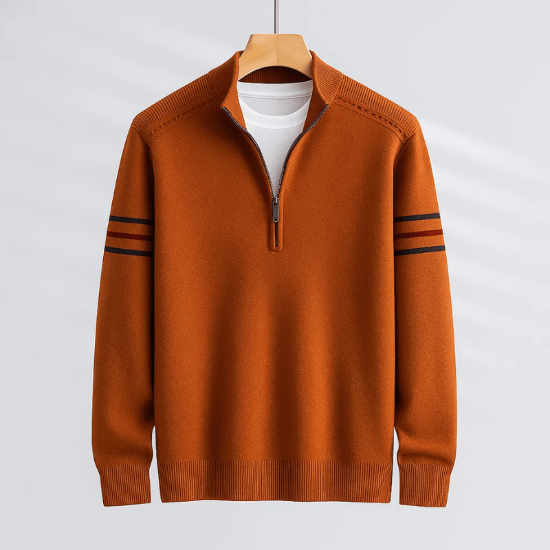 George™ - Nowoczesny sweter z pół-zipem