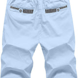 Gaston | Letnie lniane szorty w stylu casual