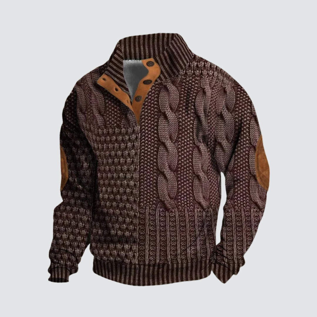 Rui - Stylowy Sweter z Wzorem
