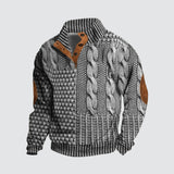 Rui - Stylowy Sweter z Wzorem