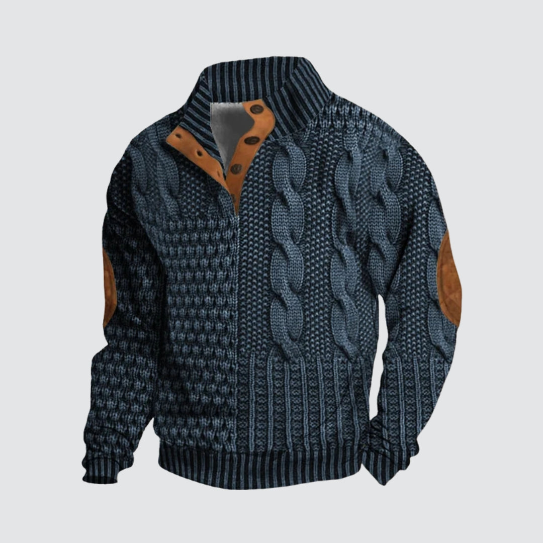 Rui - Stylowy Sweter z Wzorem