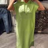 Sásquia - Sukienka casual z kapturem