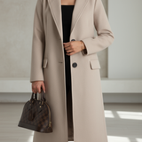 Taylor™ | Długie kaszmirowe płaszcz o eleganckim designie