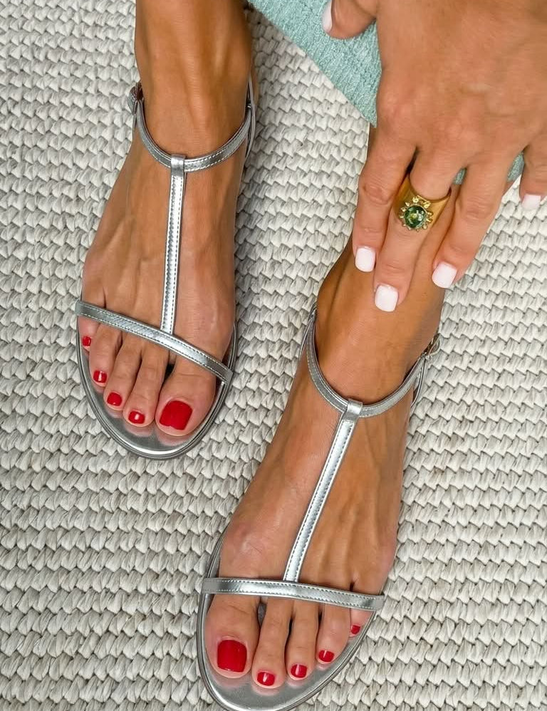 Bianca™| Złote Sandały Letnie
