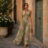 Judite - Elegancka plisowana kombinezon