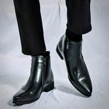 Lourenço - Eleganckie Skórzane Botki