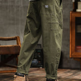 Męskie | Spodnie utility w stylu vintage