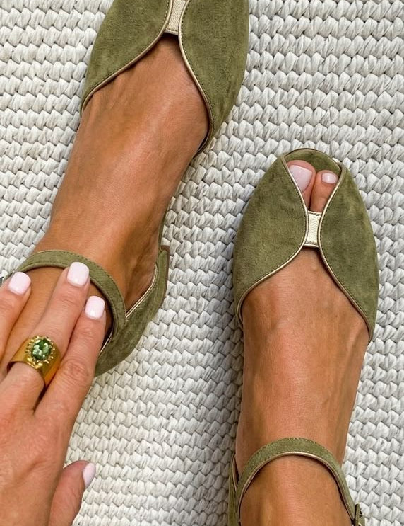 Olivia™ | Eleganckie Sandały w Kolorze Szałwii