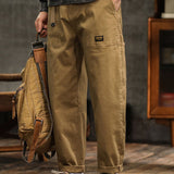 Męskie | Spodnie utility w stylu vintage