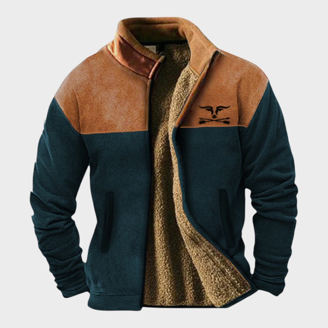 Adrien™ | Stylowa bluza polarowa dla mężczyzn z termalnym podbiciem