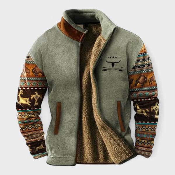Adrien™ | Stylowa bluza polarowa dla mężczyzn z termalnym podbiciem