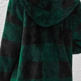 Alberte | Bluza z kapturem w kratę