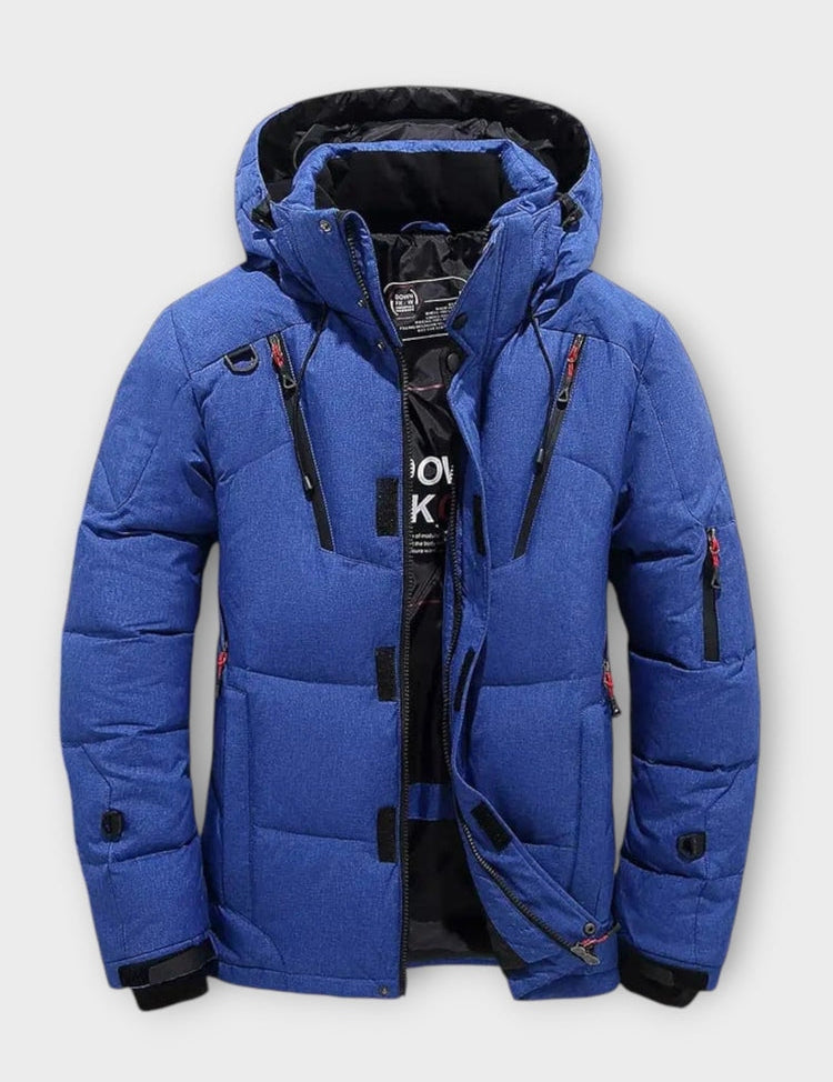 Arktis Pro™ | Męska zimowa parka w jednolitym kolorze