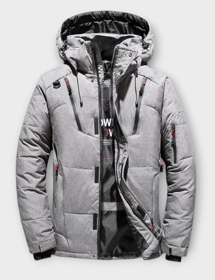 Arktis Pro™ | Męska zimowa parka w jednolitym kolorze