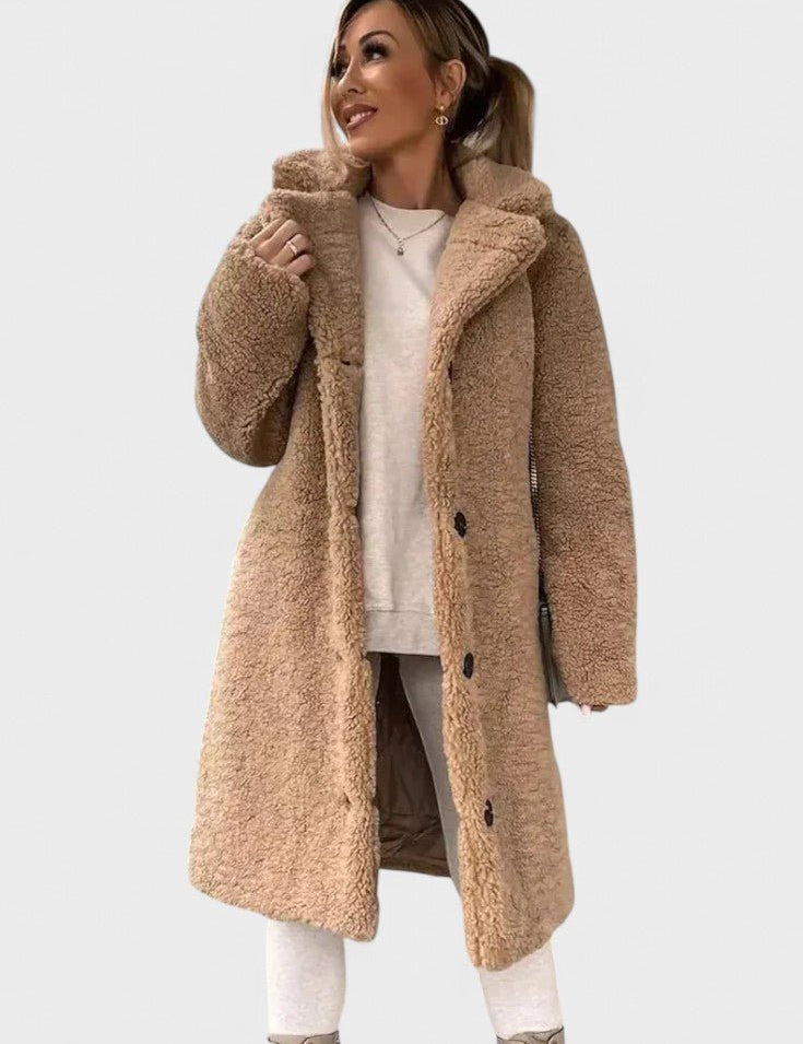 Birgitte™ | Elegancka kurtka teddy o luksusowym designie