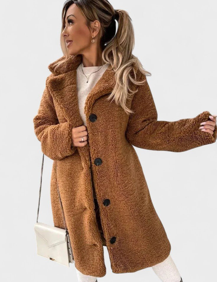 Birgitte™ | Elegancka kurtka teddy o luksusowym designie