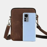 Carl™ | Минималистична чанта за рамо от кожа