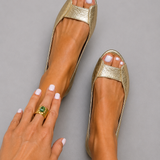 Adelina™ | Złote Sandały Comfort Chic