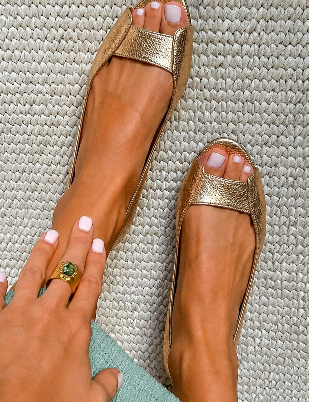 Adelina™ | Złote Sandały Comfort Chic