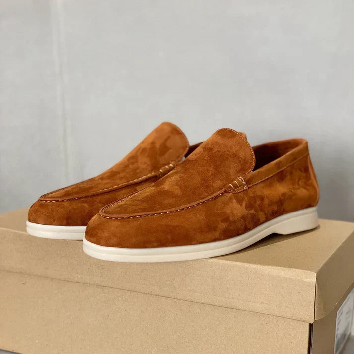 Eleganckie zamszowe mokasyny