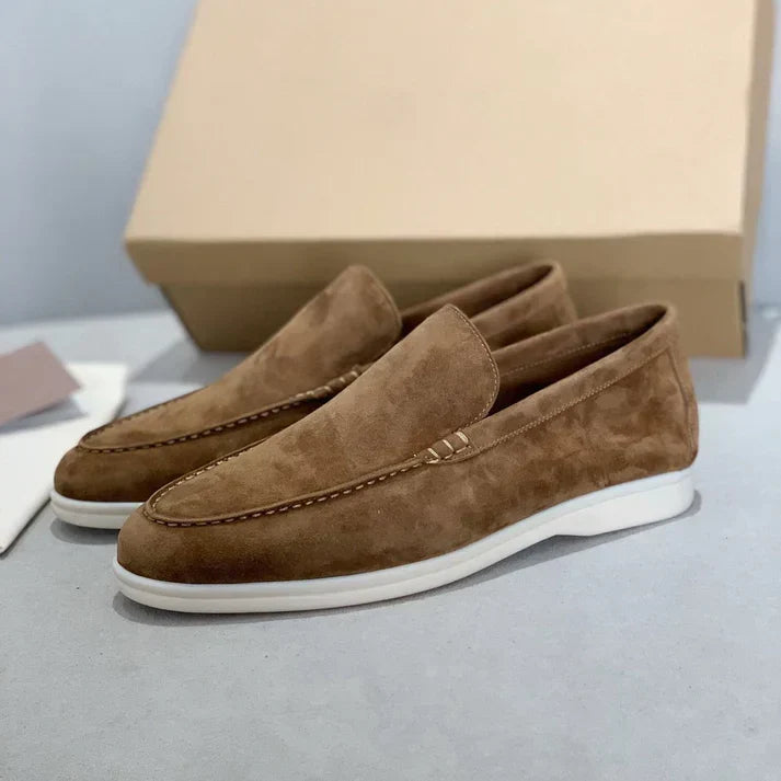 Eleganckie zamszowe mokasyny