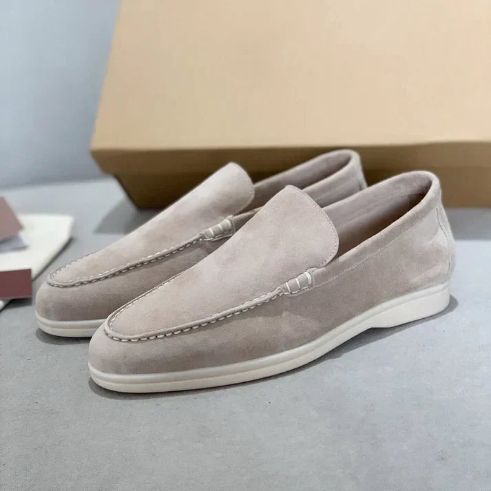 Eleganckie zamszowe mokasyny