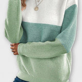 Klara | Sweter z patchworku