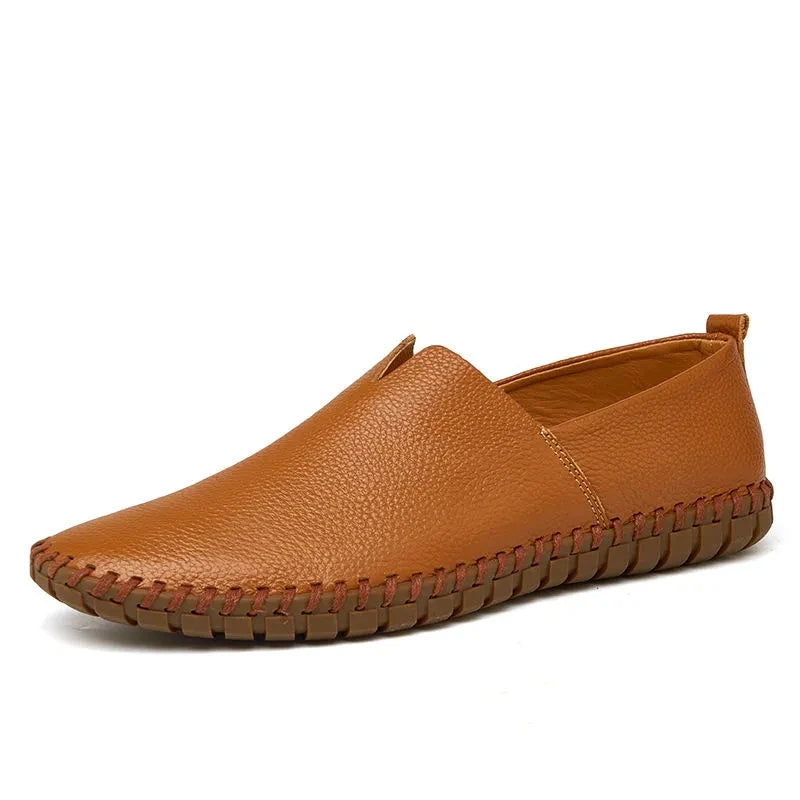 Eleganckie Loafersy z Oddychającej Skóry