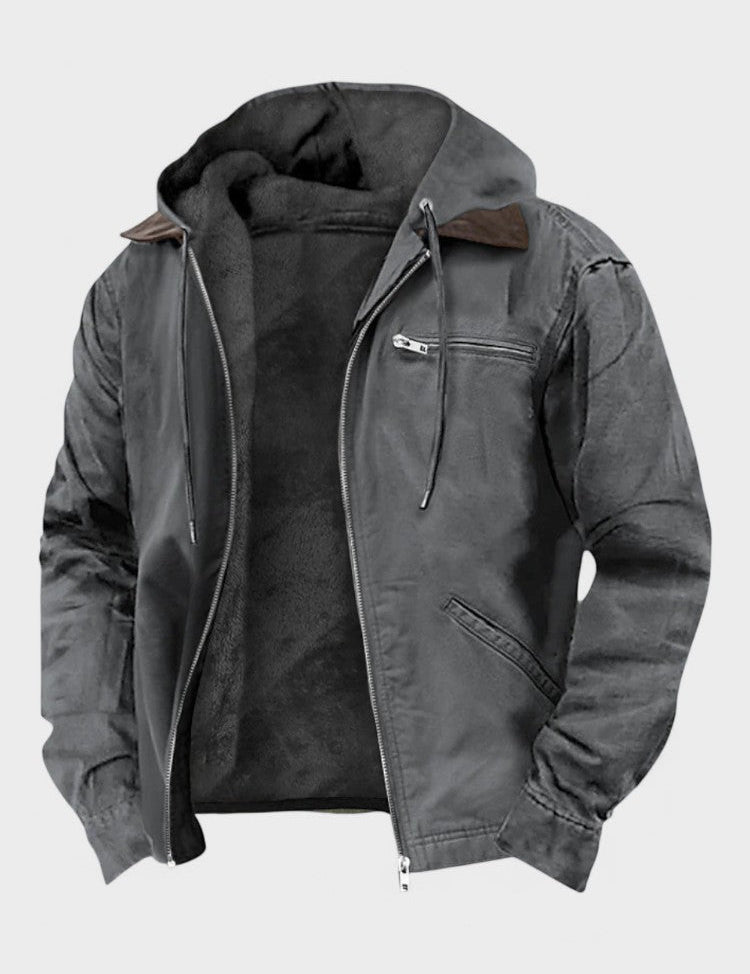 Gaspard™ | Stylowa Bluza z Kapturem i Zamkiem
