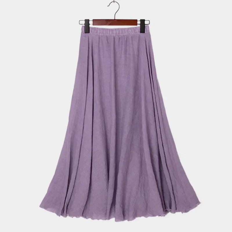 Elegancka Spódnica z Wysokim Stanem