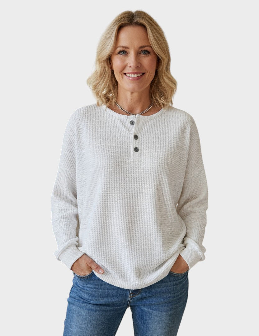 Helle™ | Sweter z wełnianego splotu