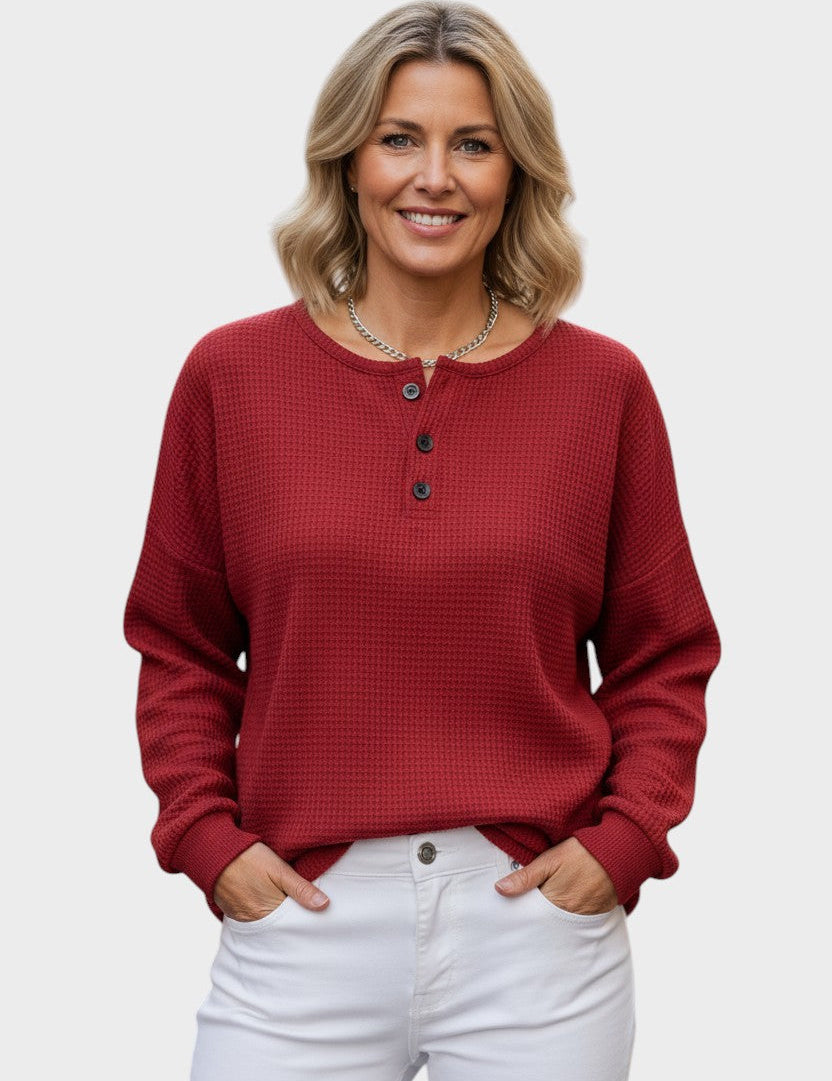 Helle™ | Sweter z wełnianego splotu