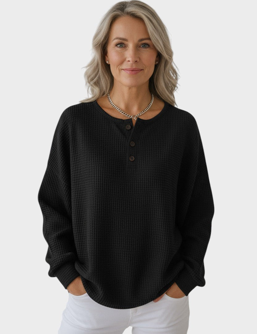 Helle™ | Sweter z wełnianego splotu