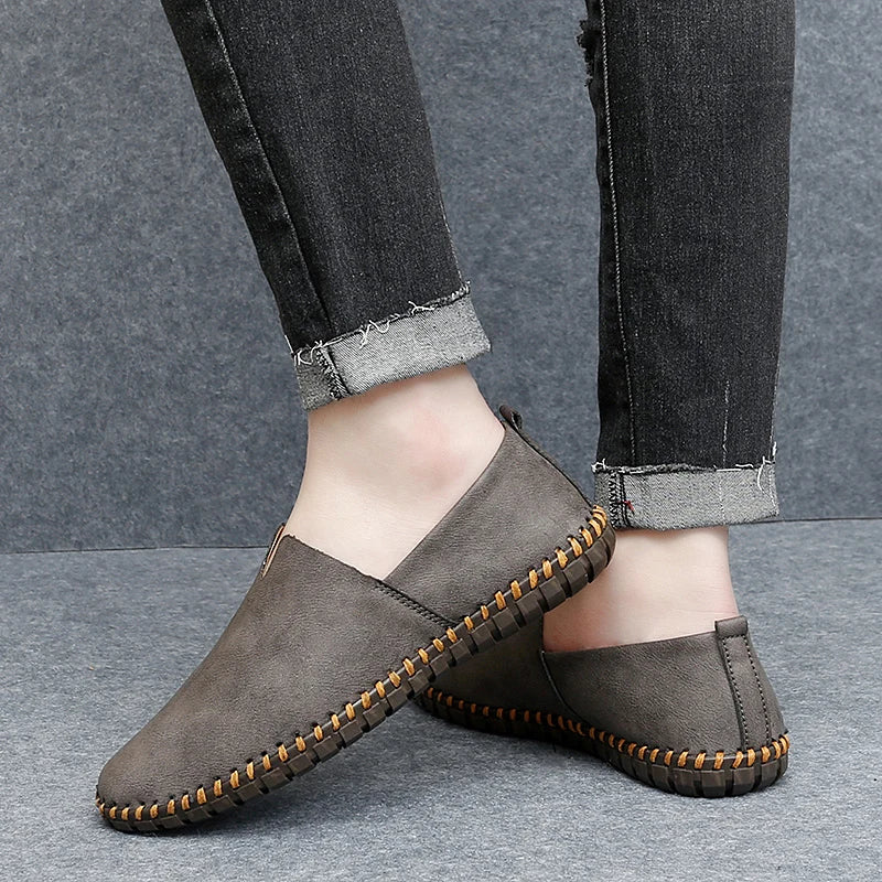 Skórzane loafersy Ibisa