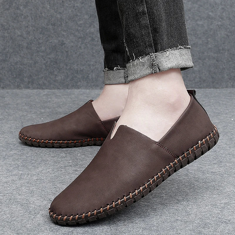 Skórzane loafersy Ibisa
