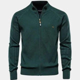 Jacquard™ | Kardigan z dzianiny z zamkiem