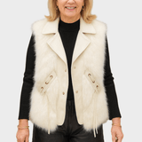 Katrin | Elegancka kamizelka skórzana